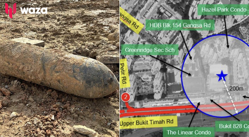 Singapore Blows Up 100kg WWII-Era Bomb After Thousands Evacuated